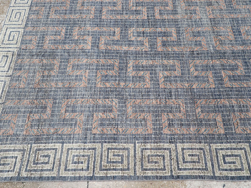 Modern East Turkestan Khotan Room Size Carpet, No.32603 - Staging