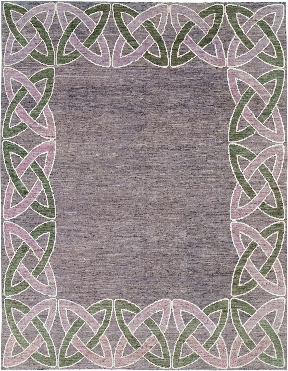 Modern East Turkestan Khotan Room Size Carpet, No.32605 - Staging