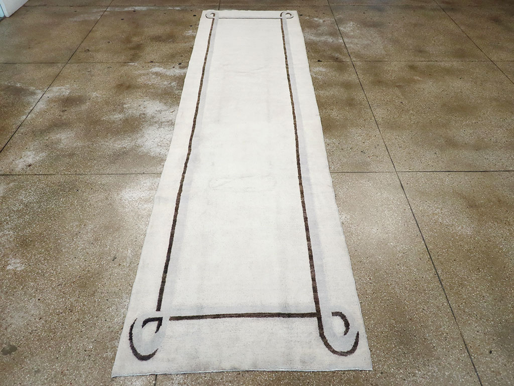 Modern Turkish Art Deco Runner, No.32609 - Staging