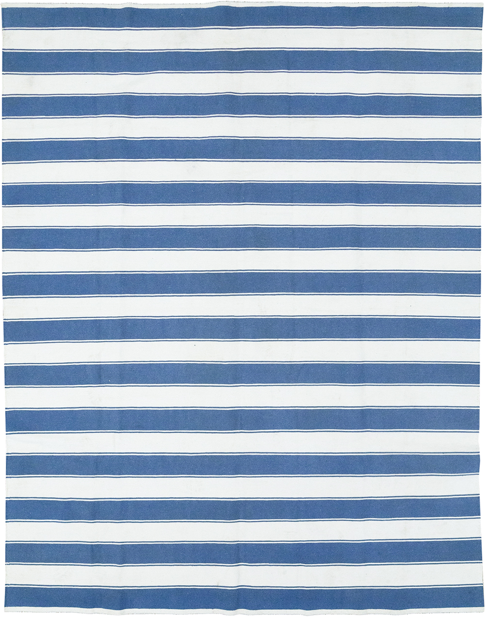 Modern Indian Flatweave Dhurrie Accent Carpet, No.32617 - Staging