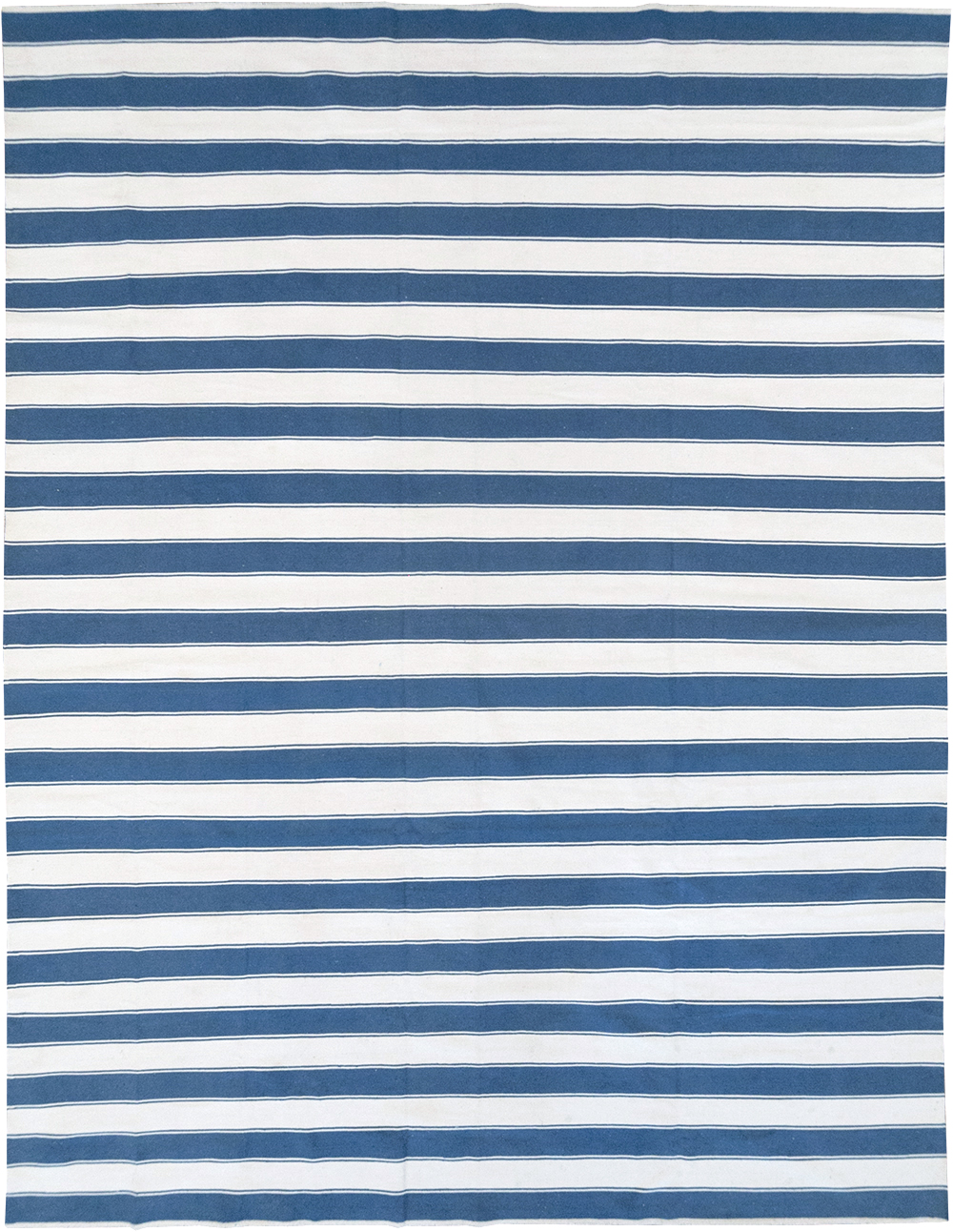 Modern Indian Flatweave Dhurrie Room Size Carpet, No.32620 - Staging