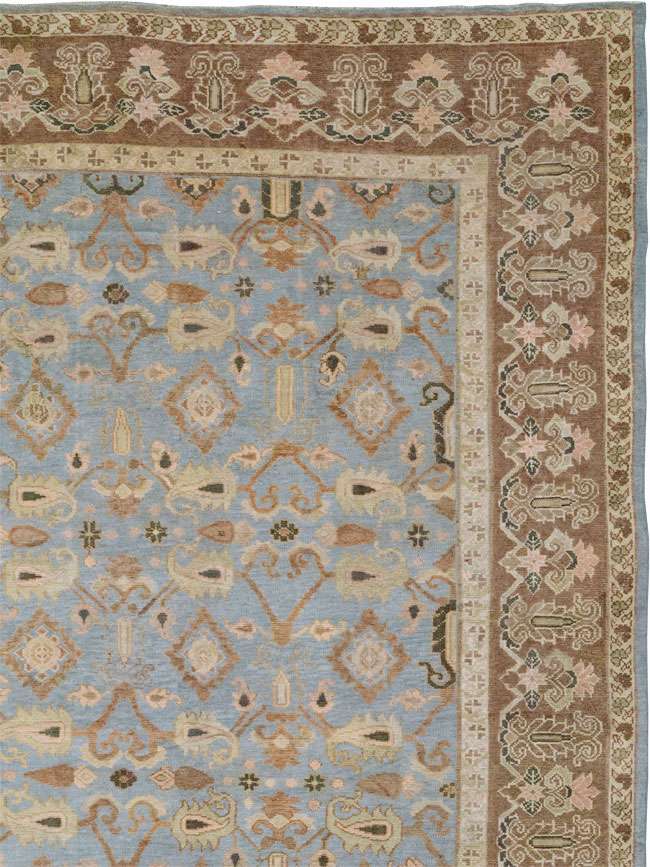 Antique Indian Agra Long and Narrow Carpet, No.32646 - Staging