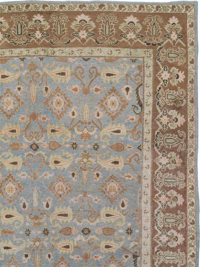 Antique Indian Agra Long and Narrow Carpet, No.32646 - Staging