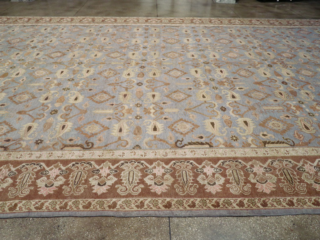 Antique Indian Agra Long and Narrow Carpet, No.32646 - Staging