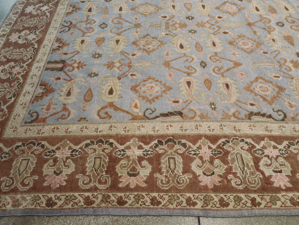 Antique Indian Agra Long and Narrow Carpet, No.32646 - Staging