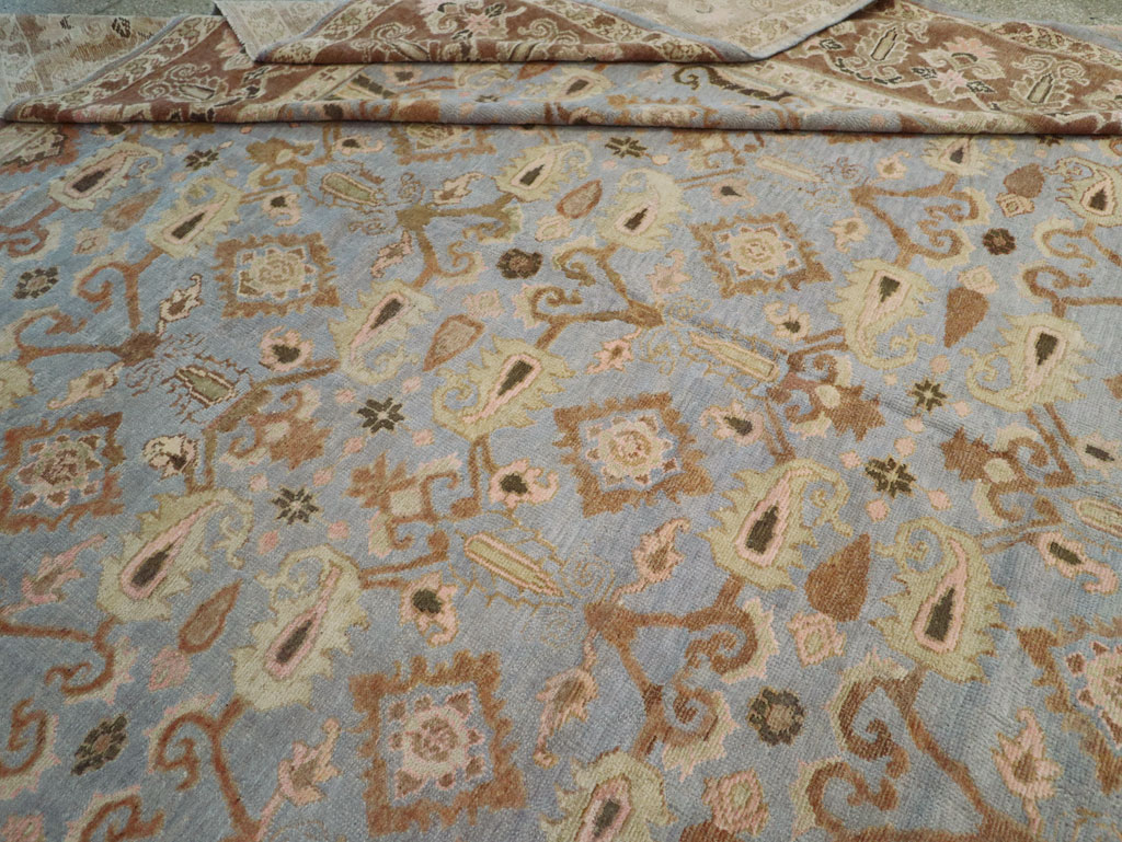 Antique Indian Agra Long and Narrow Carpet, No.32646 - Staging