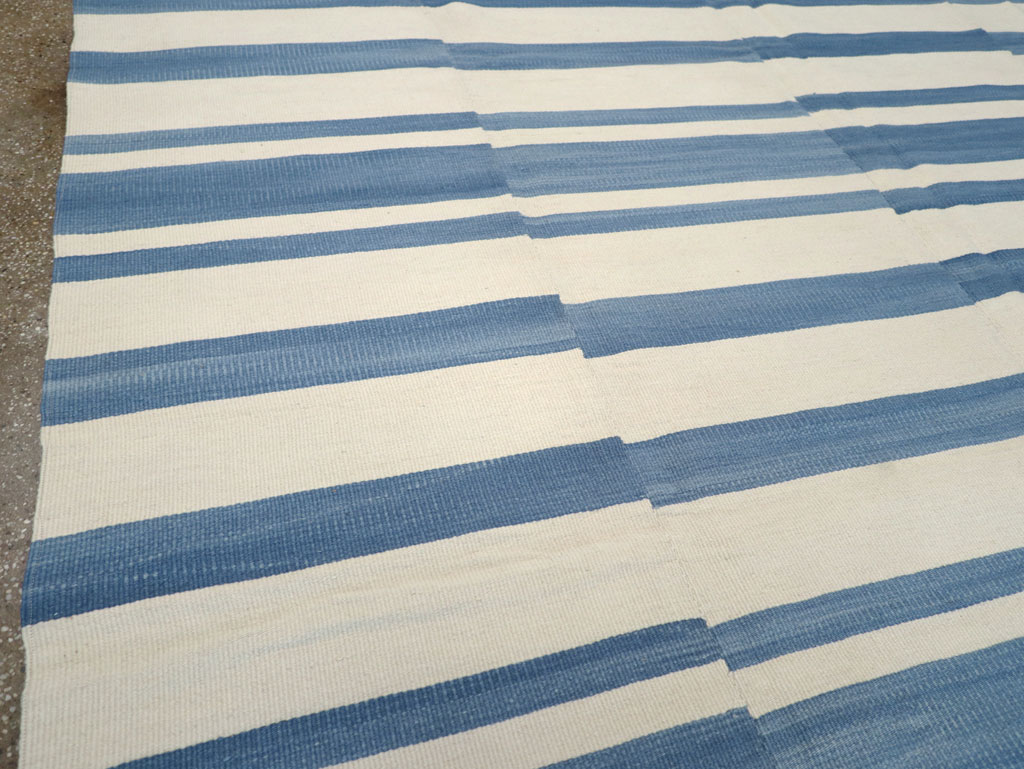 Modern Turkish Flatweave Kilim, No.32649 - Staging