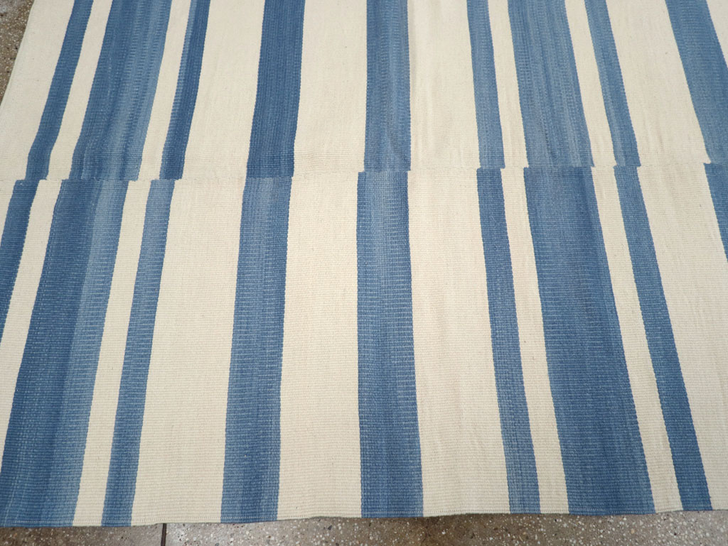 Modern Turkish Flatweave Kilim, No.32649 - Staging