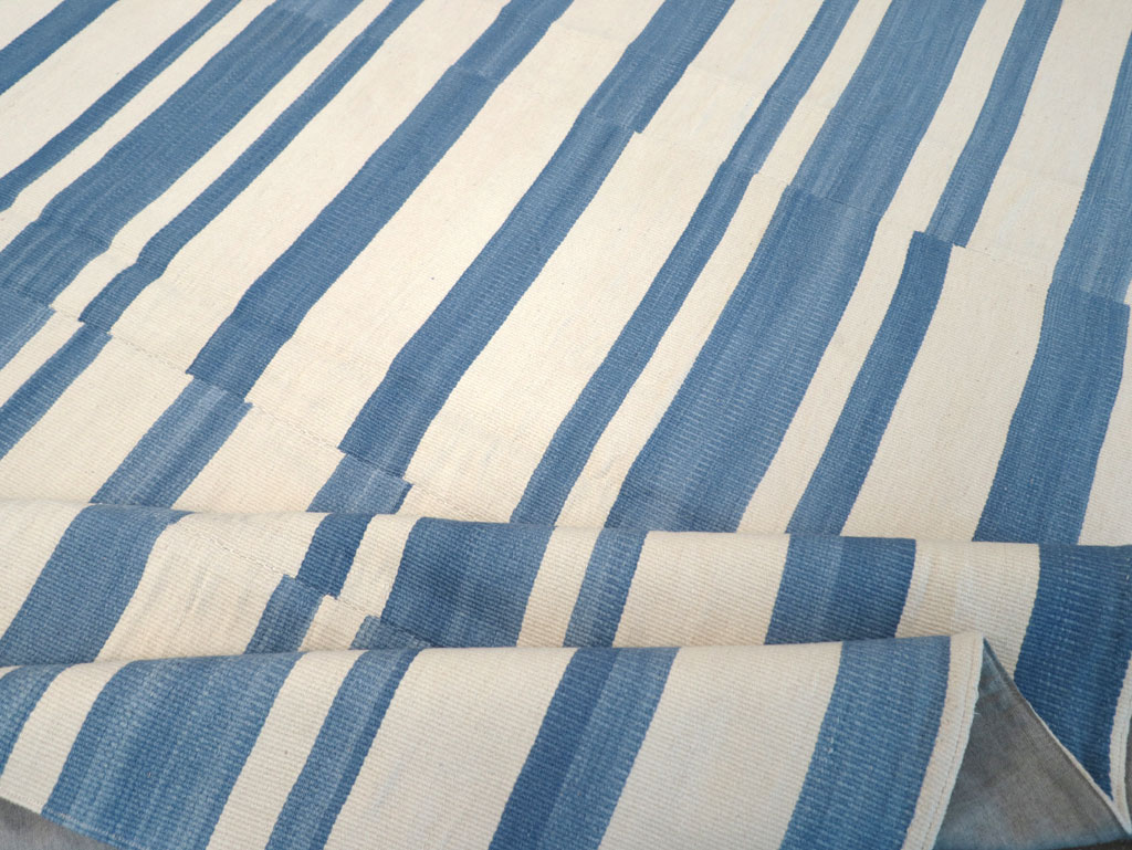 Modern Turkish Flatweave Kilim, No.32649 - Staging