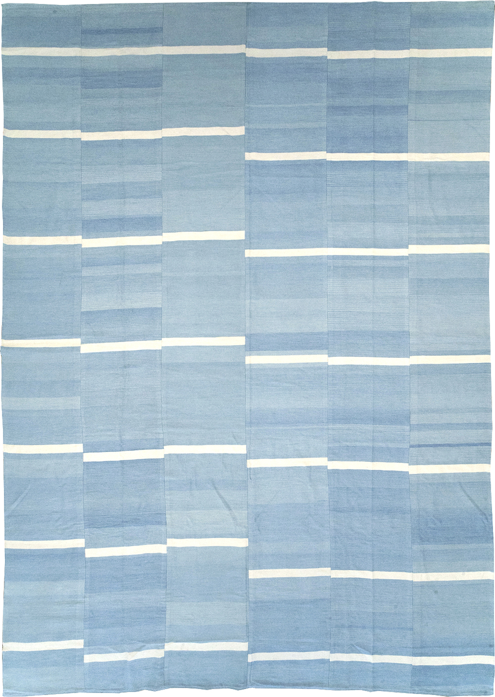 Modern Turkish Kilim Flatweave, No.32650 - Staging