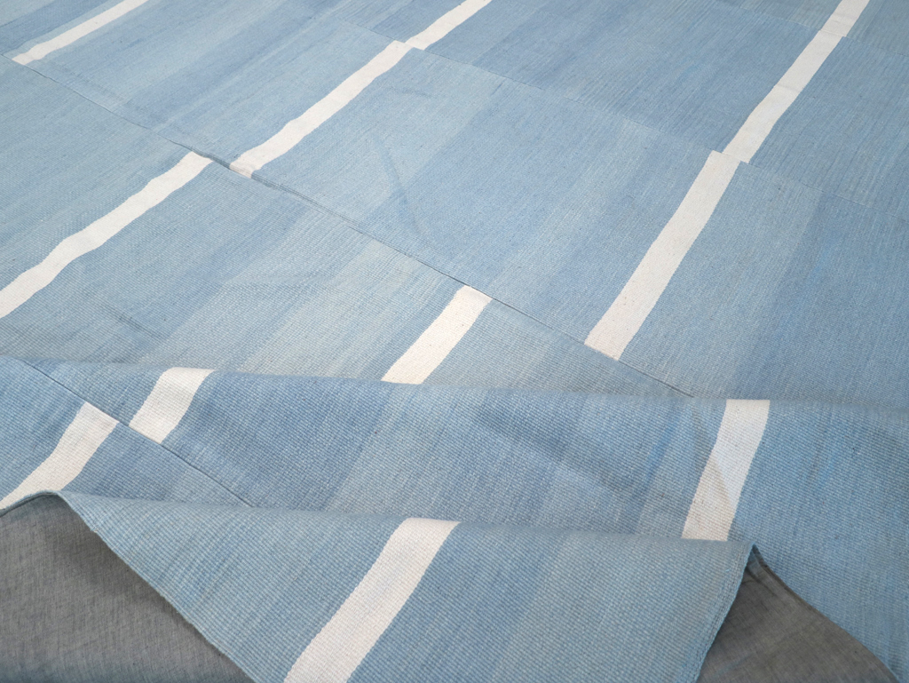 Modern Turkish Kilim Flatweave, No.32650 - Staging