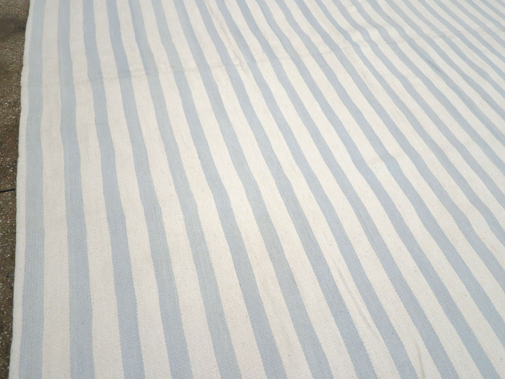 Modern Turkish Flatweave Oversized Square Carpet, No.32653 - Staging