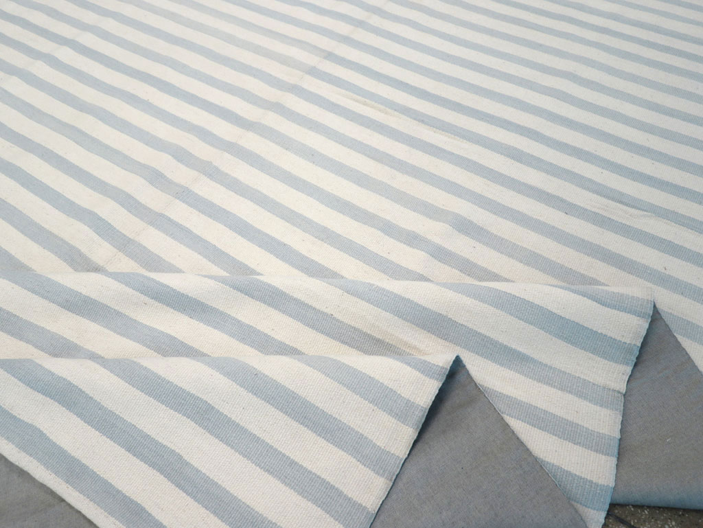 Modern Turkish Flatweave Oversized Square Carpet, No.32653 - Staging