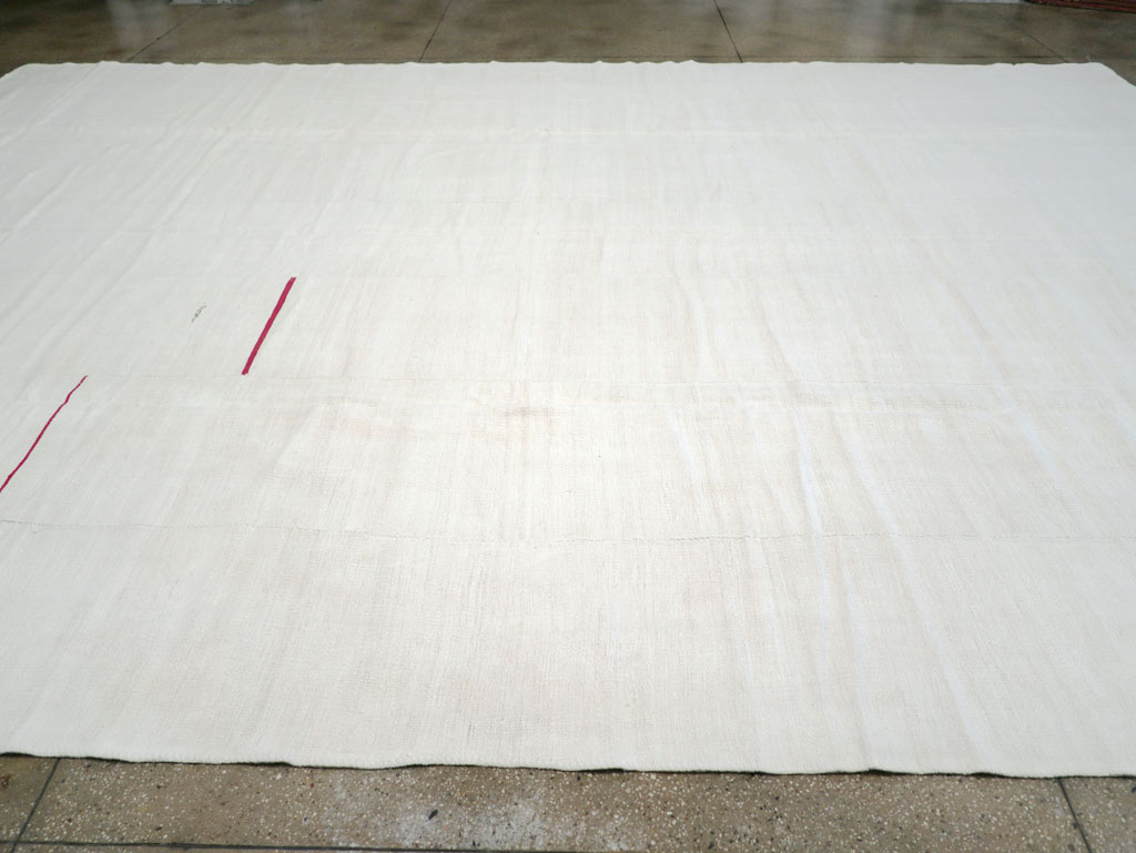 Vintage Turkish Flatweave Kilim Large Carpet, No.32659 - Staging