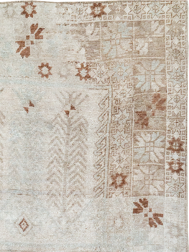 Vintage Turkish Anatolian Wide Gallery Runner, No.32663 - Staging