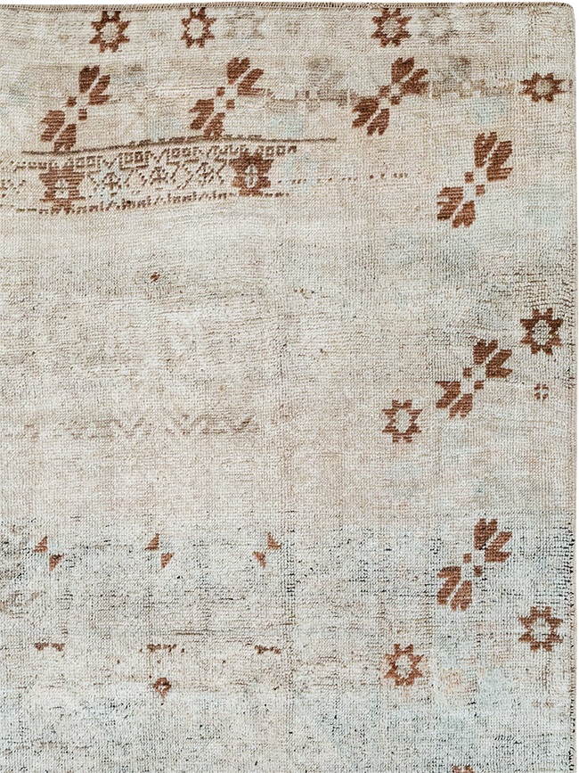 Vintage Turkish Anatolian Wide Gallery Runner, No.32663 - Staging