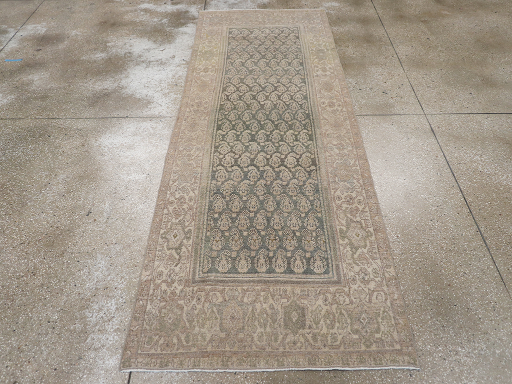 Antique Persian Malayer Runner, No.32664 - Staging