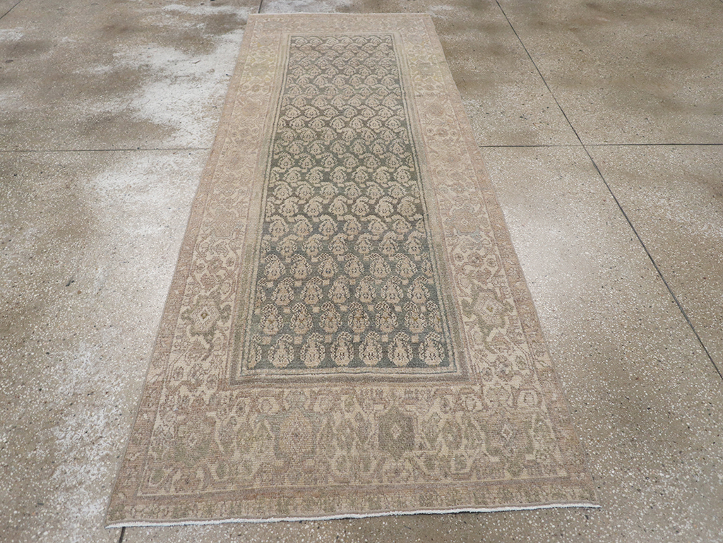 Antique Persian Malayer Runner, No.32664 - Staging