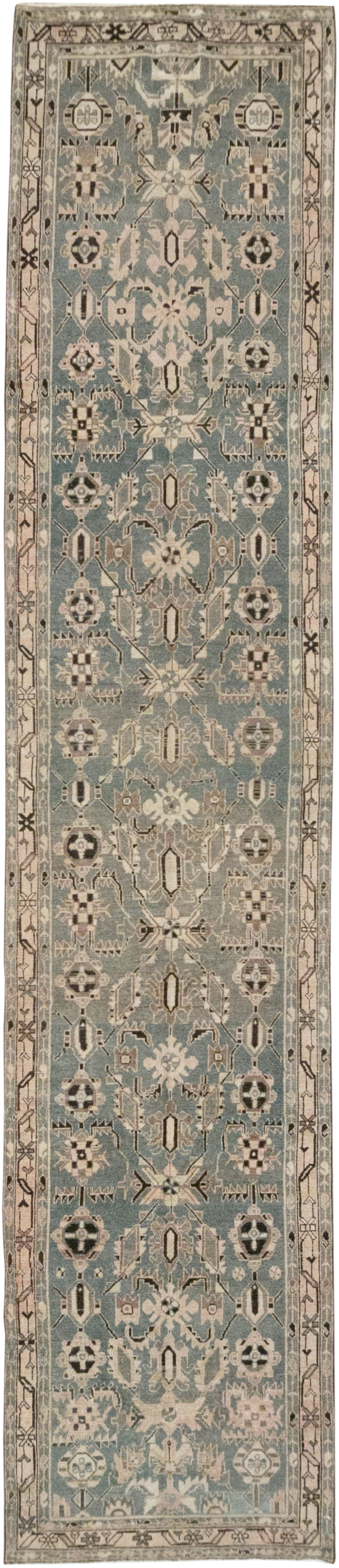 Vintage Persian Malayer Long Runner, No.32665 - Staging