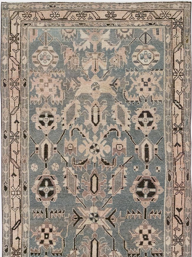 Vintage Persian Malayer Long Runner, No.32665 - Staging