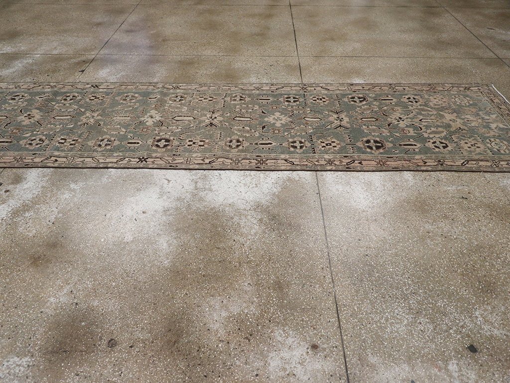 Vintage Persian Malayer Long Runner, No.32665 - Staging