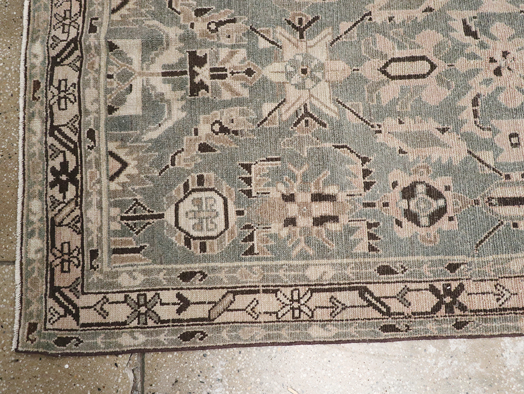 Vintage Persian Malayer Long Runner, No.32665 - Staging