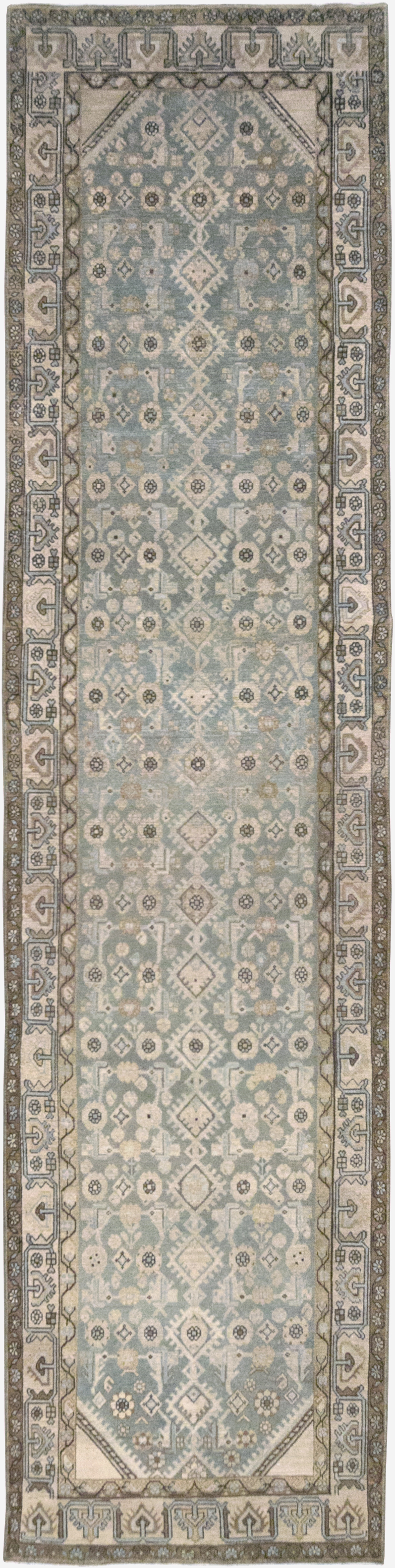 Vintage Persian Malayer Runner, No.32666 - Staging