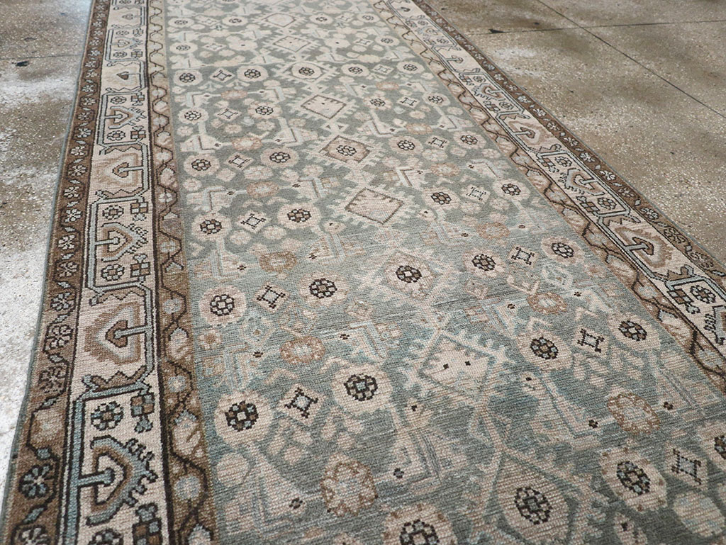 Vintage Persian Malayer Runner, No.32666 - Staging