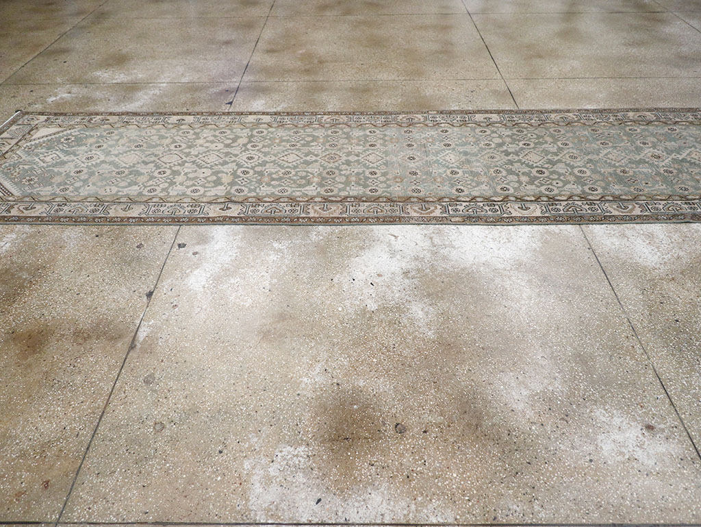 Vintage Persian Malayer Runner, No.32666 - Staging