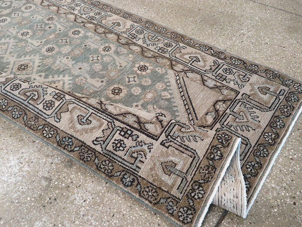 Vintage Persian Malayer Runner, No.32666 - Staging