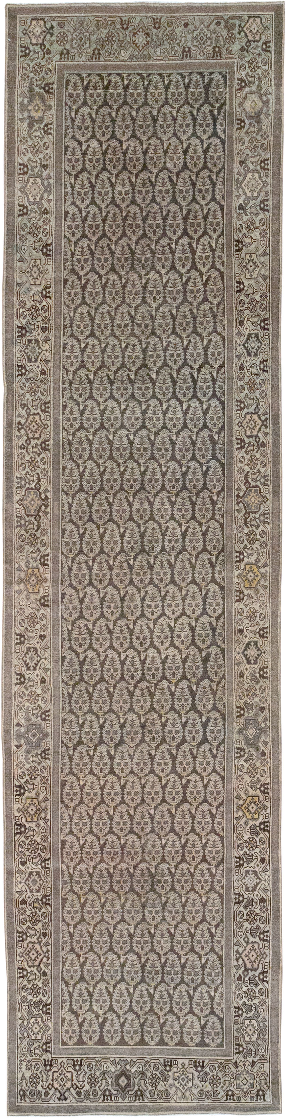Vintage Persian Malayer Runner, No.32667 - Staging