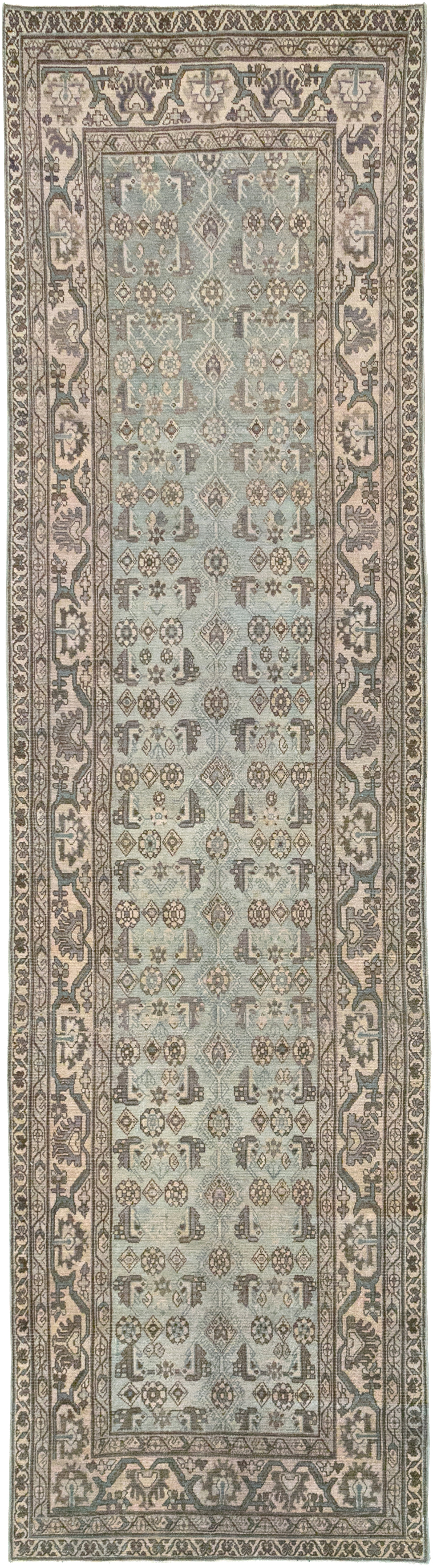 Vintage Persian Malayer Runner, No.32668 - Staging