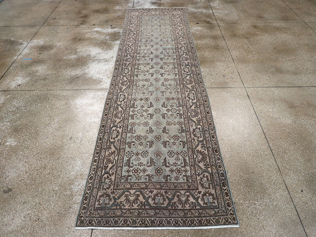 Vintage Persian Malayer Runner, No.32668 - Staging