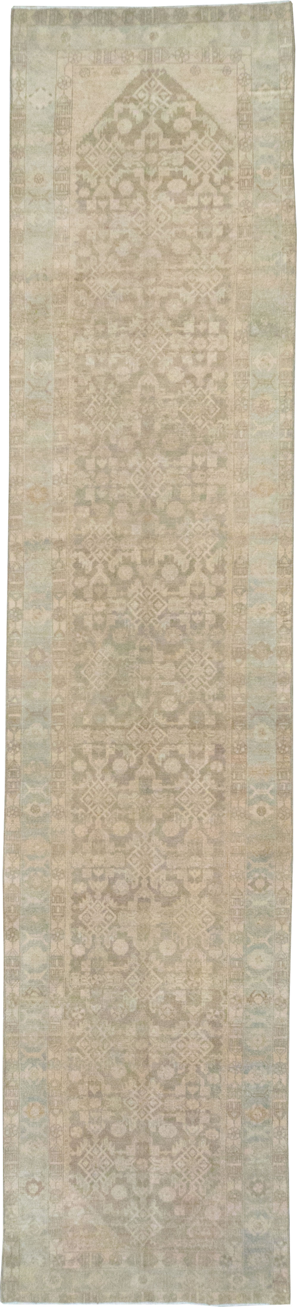 Vintage Persian Malayer Runner, No.32669 - Staging