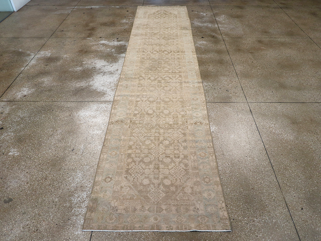 Vintage Persian Malayer Runner, No.32669 - Staging