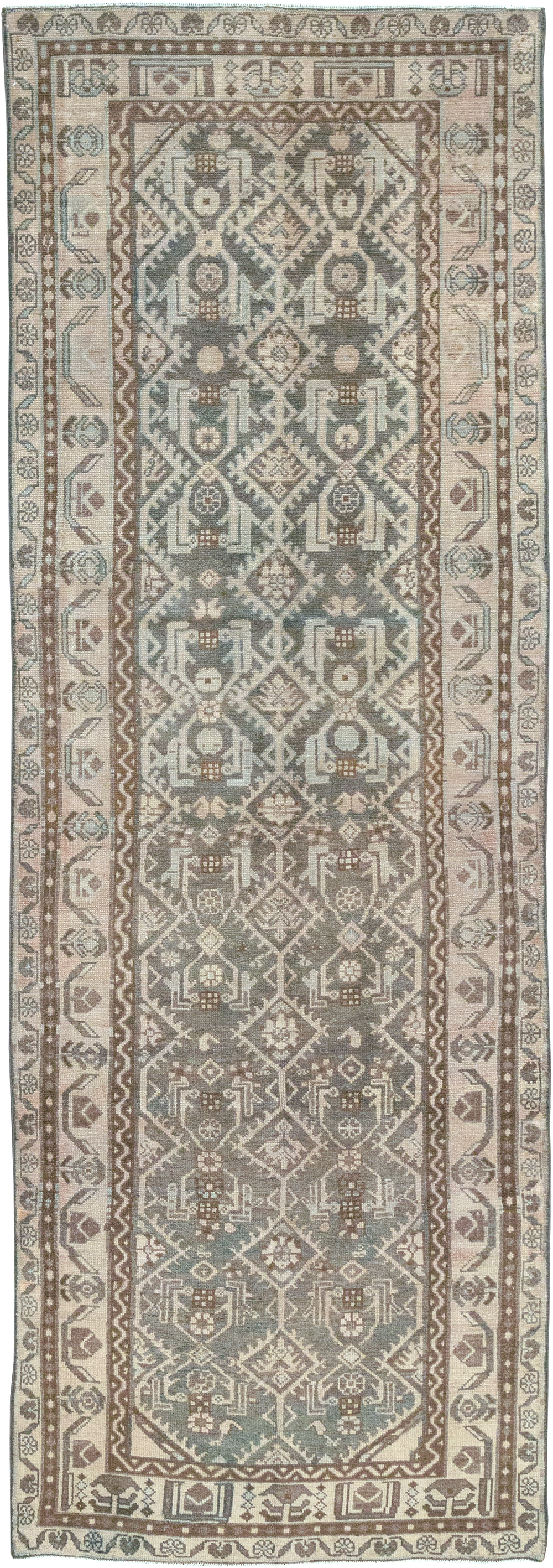 Vintage Persian Malayer Runner, No.32670 - Staging