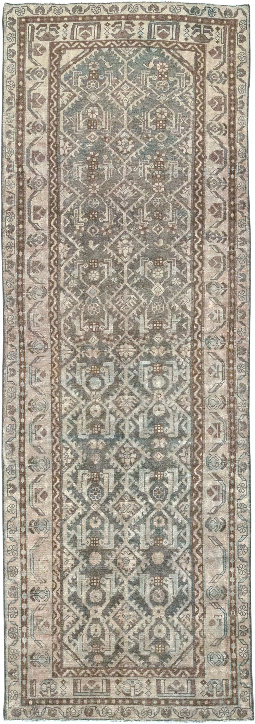Vintage Persian Malayer Runner, No.32670 - Staging