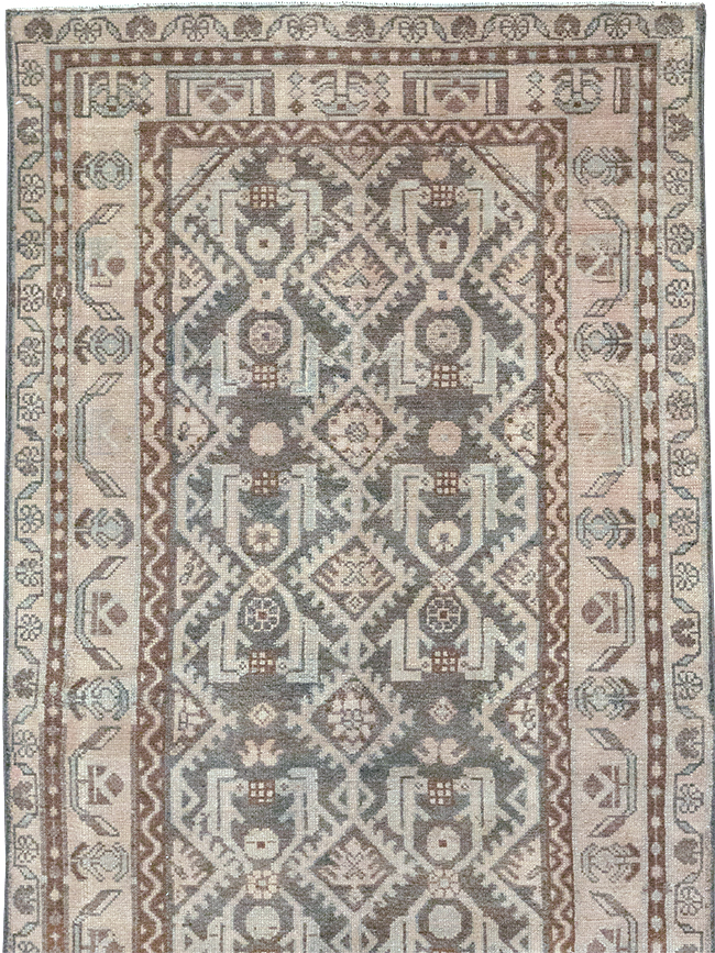 Vintage Persian Malayer Runner, No.32670 - Staging