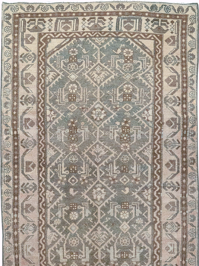 Vintage Persian Malayer Runner, No.32670 - Staging