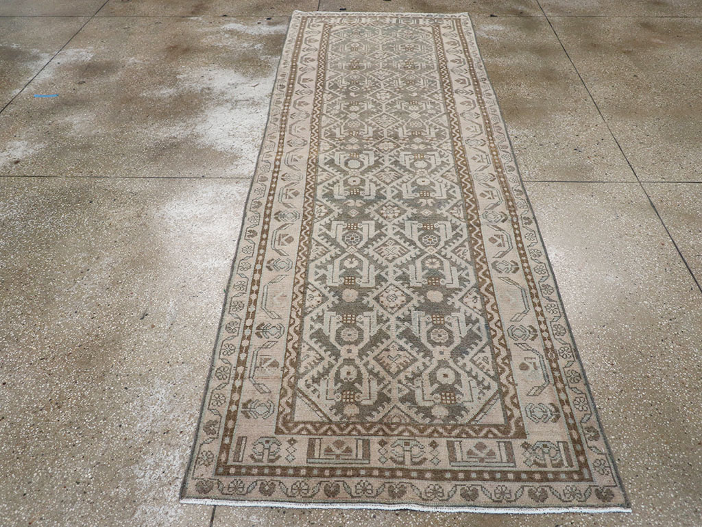 Vintage Persian Malayer Runner, No.32670 - Staging