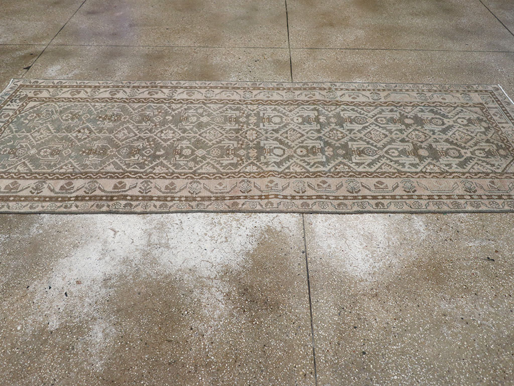 Vintage Persian Malayer Runner, No.32670 - Staging