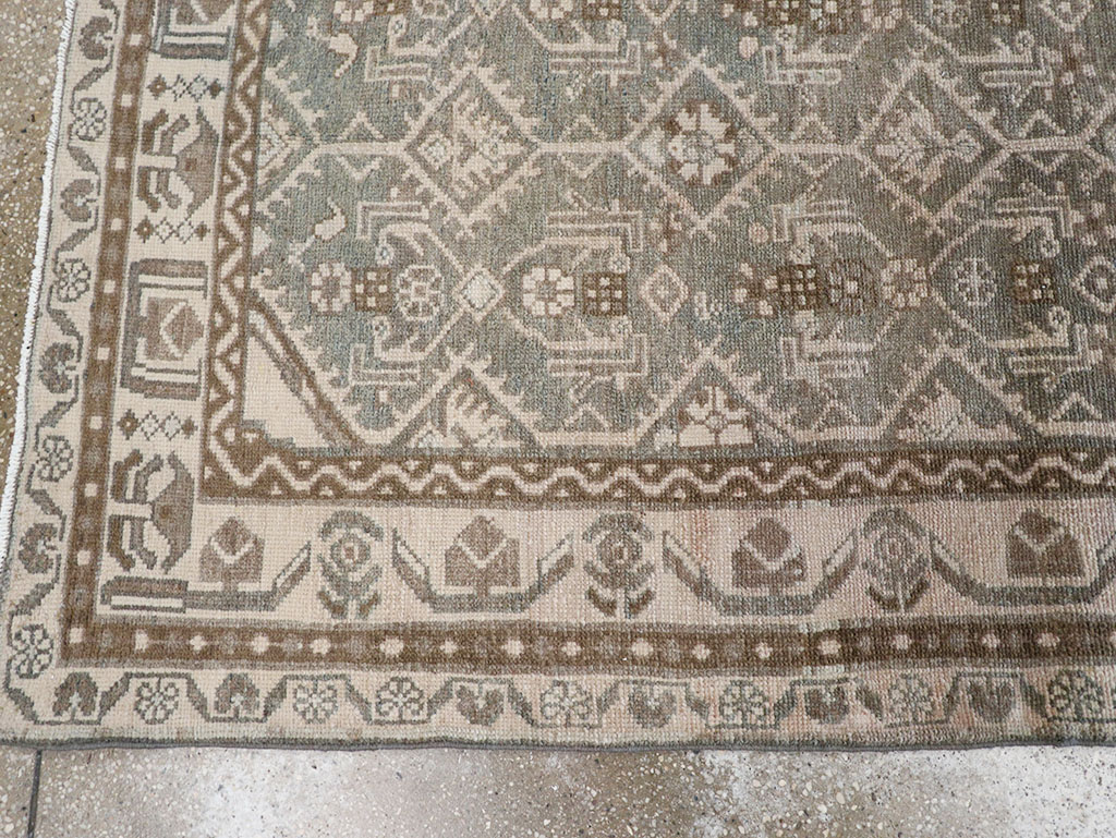 Vintage Persian Malayer Runner, No.32670 - Staging
