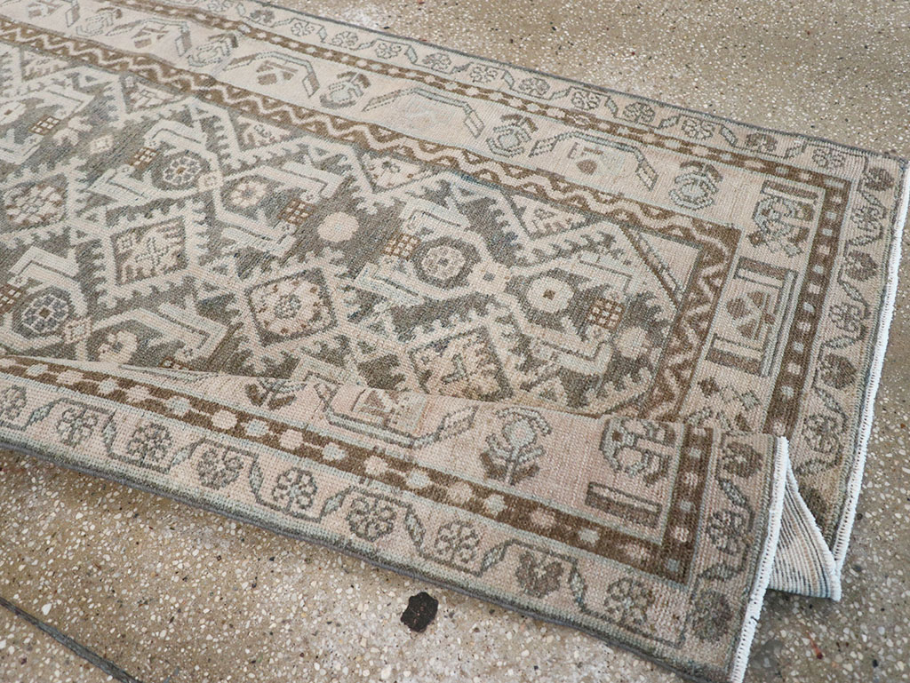 Vintage Persian Malayer Runner, No.32670 - Staging