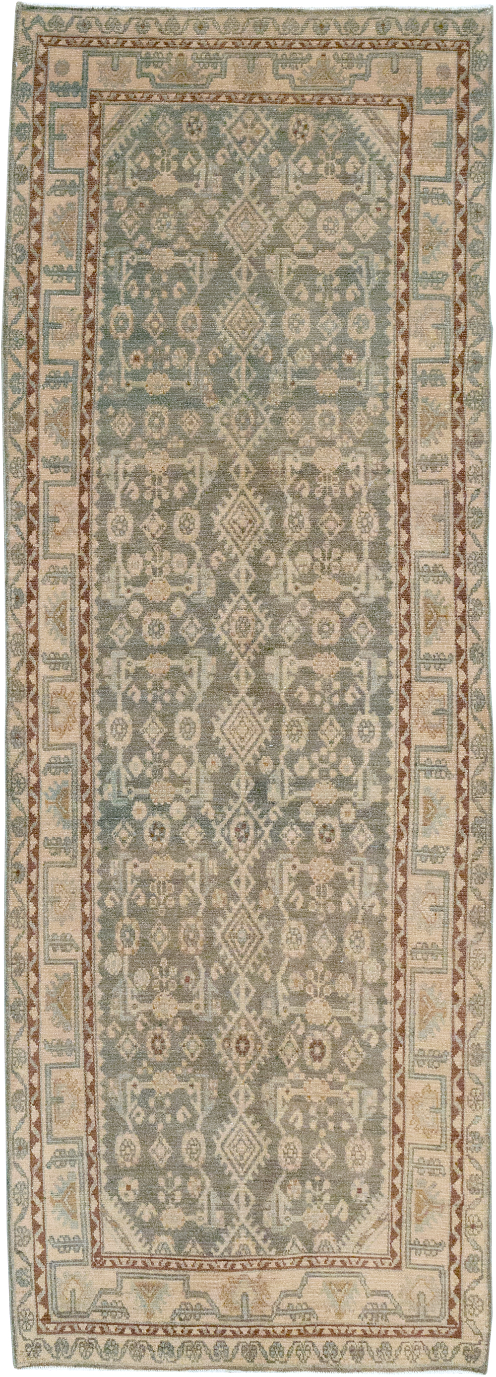 Vintage Persian Malayer Runner, No.32671 - Staging