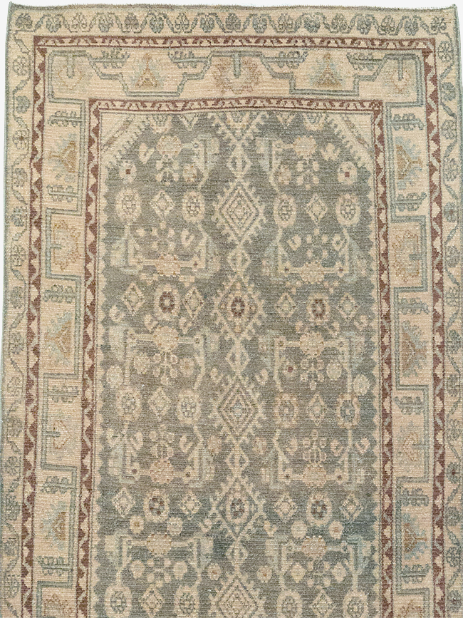 Vintage Persian Malayer Runner, No.32671 - Staging