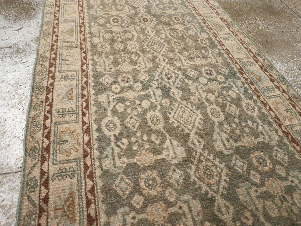 Vintage Persian Malayer Runner, No.32671 - Staging