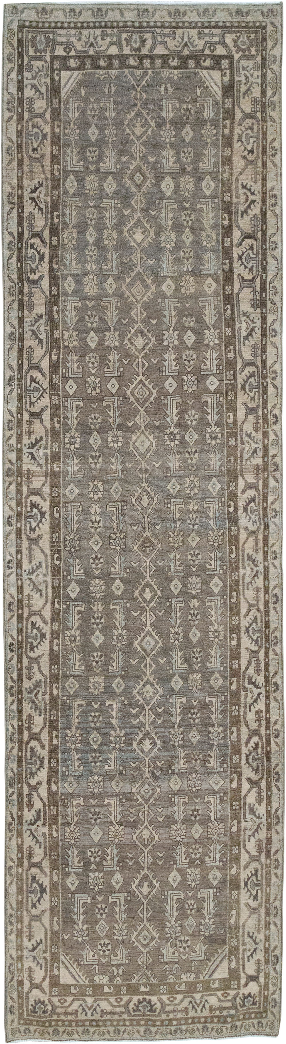 Vintage Persian Malayer Runner (Pair: 1 of 2), No.32672 - Staging