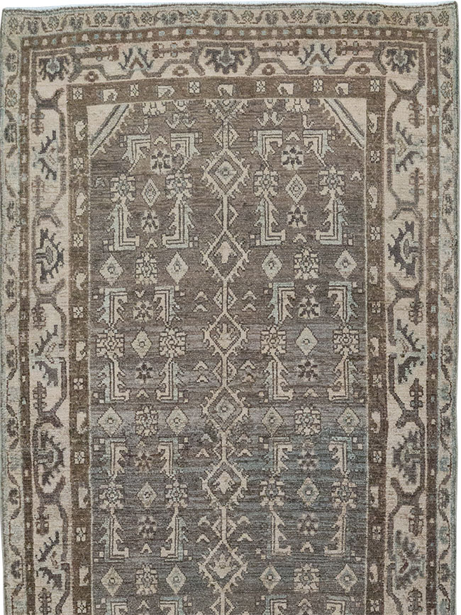 Vintage Persian Malayer Runner (Pair: 1 of 2), No.32672 - Staging