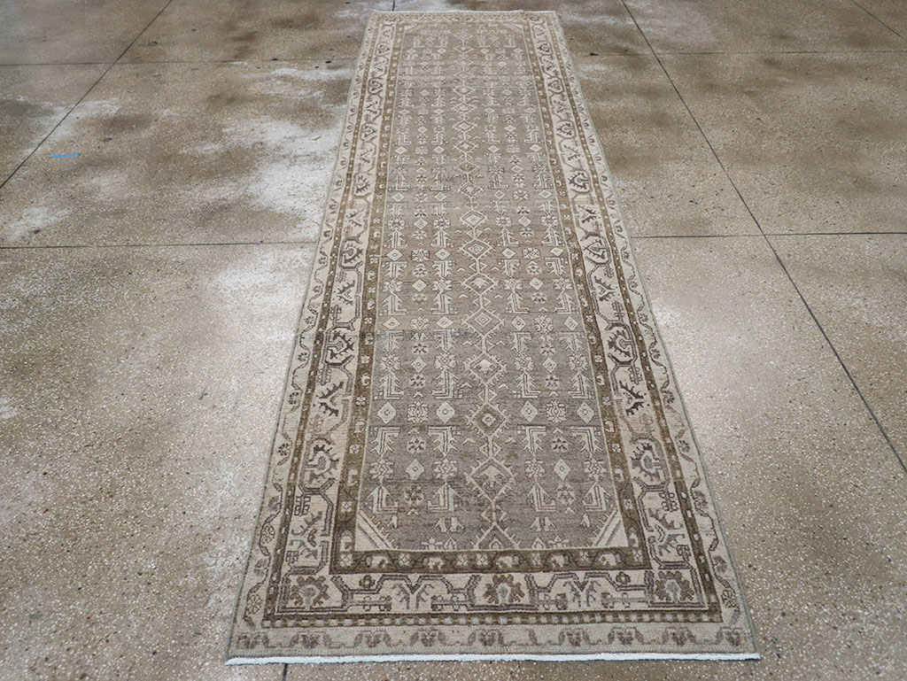 Vintage Persian Malayer Runner (Pair: 1 of 2), No.32672 - Staging