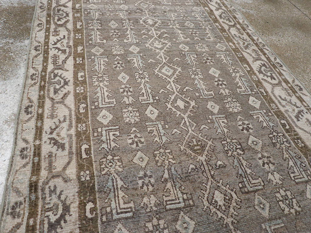 Vintage Persian Malayer Runner (Pair: 1 of 2), No.32672 - Staging